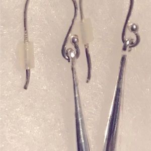 Sterling silver drop earrings